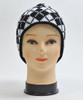 Checkered-Plaid Knit Acrylic 2-Piece Hat and Scarf Set WNTSET26