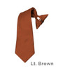 Boy's Poly Solid Clip On Tie BSC3301
