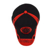 Nassau Bahamas Red & Black 3D Embroidered Baseball Cap, Hat EBC10295