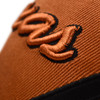 Texas Brown & Black 3D Embroidered Baseball Cap, Hat EBC10304