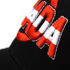 Canada Black 3D Embroidered Baseball Cap, Hat EBC10308