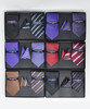 24pc Pack Assorted Ties and Hanky Boxed Set THX24