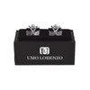 Silver-tone "Golf" Brass Novelty Cufflinks NCL1605