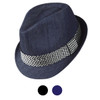 Spring/Summer Poly/Cotton Fedora Hats H10335