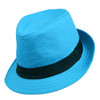 Spring/Summer Solid Trilby Fedora Hat H10342