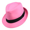 Spring/Summer Solid Trilby Fedora Hat H10342