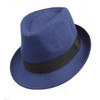 Spring/Summer Solid Trilby Fedora Hat H10342