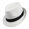 Spring/Summer Solid Trilby Fedora Hat H10342