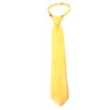 Boy's 14" Small Paisley Yellow Zipper Tie