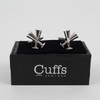 Silver Champagne Glass Novelty Cufflinks NCL1701