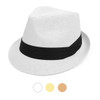 spring/Summer Classic Style Fashion Fedora Hats with Black Band FSS17124