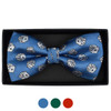 Men's Dice Pattern Banded Bow Tie