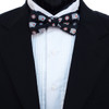 Men's Poker Chips & Cards Banded Bow Tie