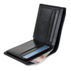 12pc Men's Black Bi-Fold Wallet & Auto Slide Belt Set ASBWB17110