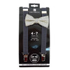  12pc Assorted Prepack Boy's Solid Color Clip-on Suspender & Matching Bow Tie Set(4~7 Years) 