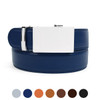 Men's Genuine Leather Sliding Buckle Ratchet Belt MGLBB48