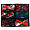 Men's  Plaid Flannel Cotton Banded Bow Tie NFB1637