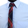 Men's Plaid Flannel 2.25" Cotton Slim Tie - MPPW1640