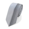 Grey Microfiber Poly Woven 2.25" Slim Panel Tie MPPW1625