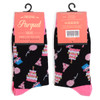 Women's Birthday Cake Novelty Socks LNVS1731