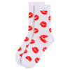 Women's Lips Pattern Novelty Socks LNVS1751