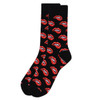 Men's Sexy Lip Bite Novelty Socks NVS1765