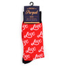 12pairs Men's "Love" Novelty Socks NVS1766-67