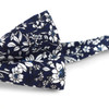 Floral Wedding Cotton Banded Bow Tie - NFCB17137