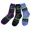 4-Packs (3 pairs/pack) Women's Abstract Landscape Novelty Socks 3PKSWCS-696