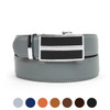 Men's Genuine Leather Sliding Buckle Ratchet Belt MGLBB43