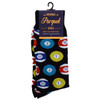 Men's Billiards Novelty Socks NVS1784-BLK