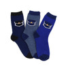 4-Packs (12 Pairs) Women's Pocket Pattern Novelty Socks EBC-430