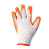 12 Pack Working Gloves with Rubber Palm Coated - Orange - WGL1712