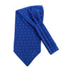 Polka Dots Microfiber Poly Woven Ascot With Hooks - PPA1710