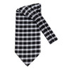 Plaid Pattern Microfiber Poly Woven Ascot With Hooks - PPA1712