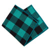 12pc Classic 100% Cotton Plaid Checkered Pocket Square Handkerchiefs - CH1718/30