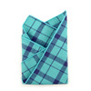 12pc Cotton Plaid Pocket Square Handkerchiefs - CH1720