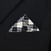 12pc Cotton Plaid Pocket Square Handkerchiefs - CH1721