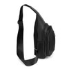 Black Crossbody Sling Bag Backpack with Adjustable Strap - FBG1823-BK