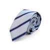 Striped Microfiber Poly Woven 2.25" Slim Tie - MPWS5902