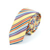 Striped Microfiber Poly Woven 2.25" Slim Tie - MPWS5921