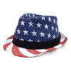 Spring/Summer American Flag Fedora Hat - H10400