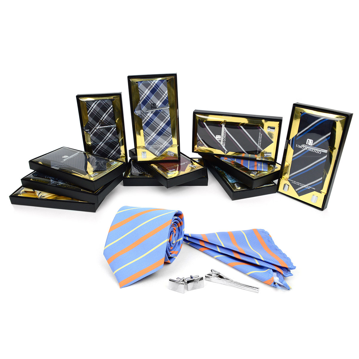tie hanky and cufflink set