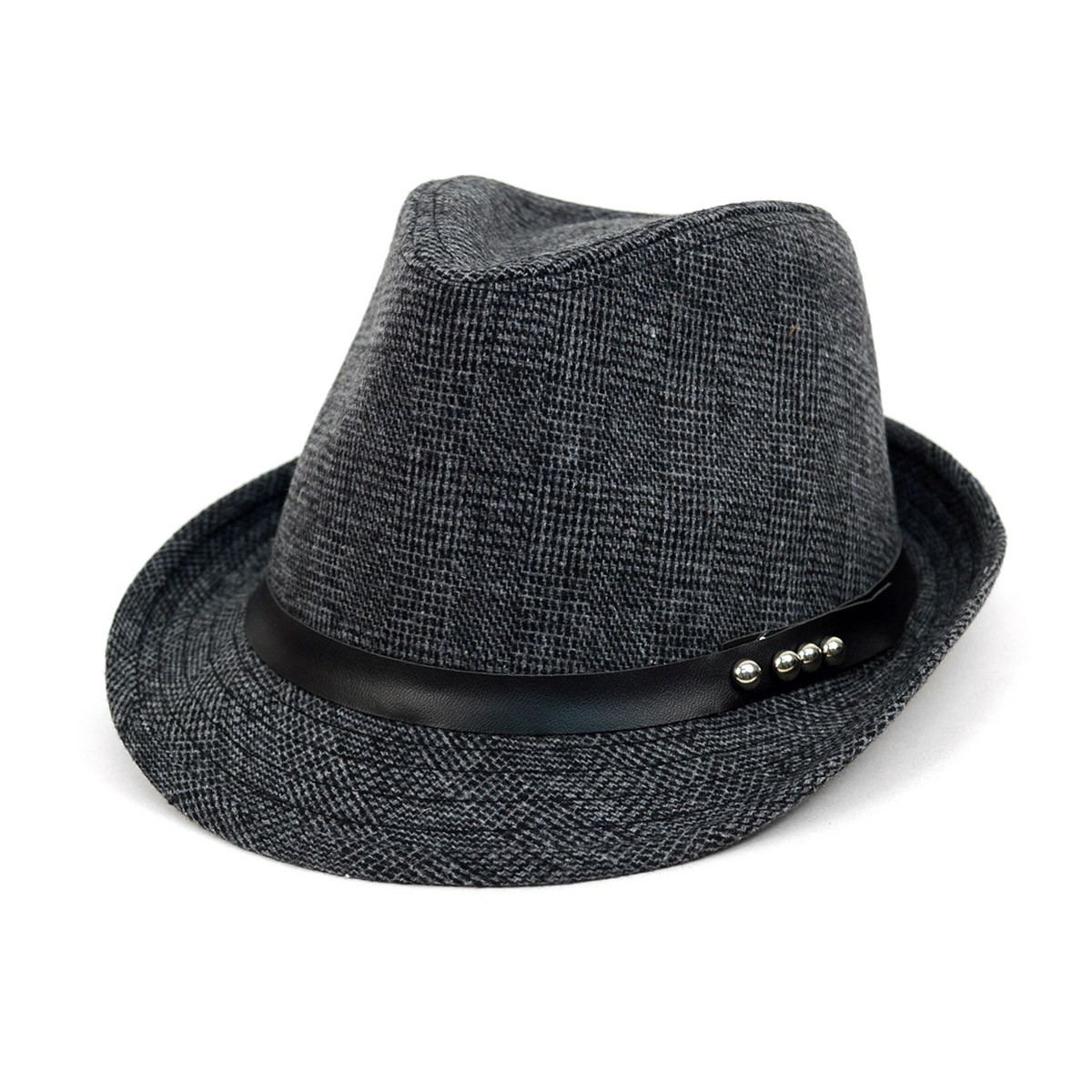 Fall/Winter Charcoal Trilby Fedora Hat 