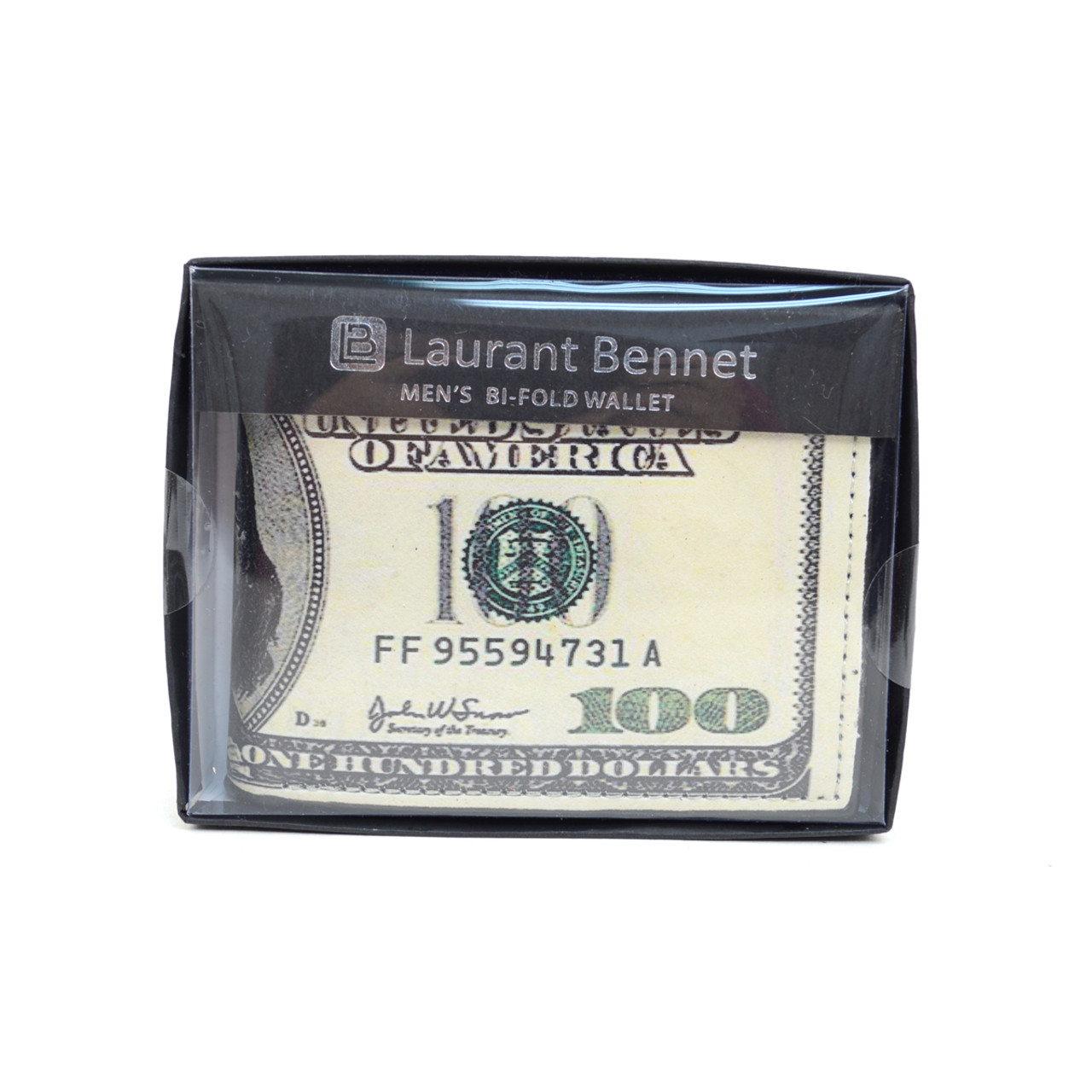 Men's Supreme Wallet With Box Black White (SW1595) - KDB Deals