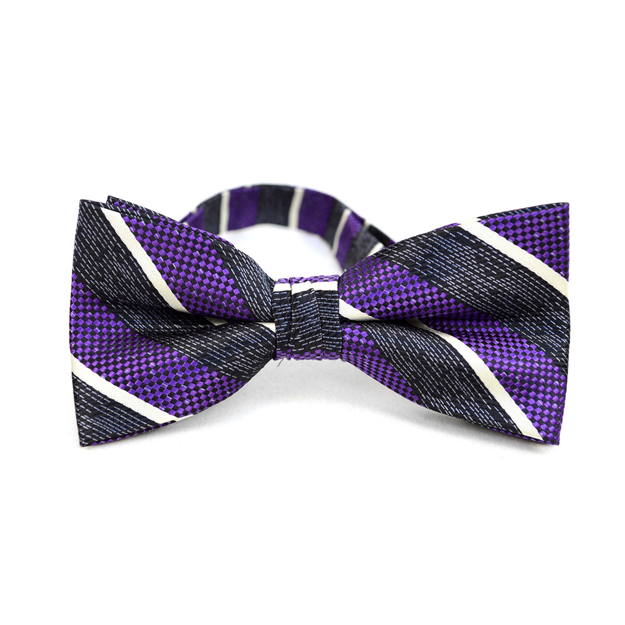 Purple Suspenders with Black Centre - Three Clip — That Bloke