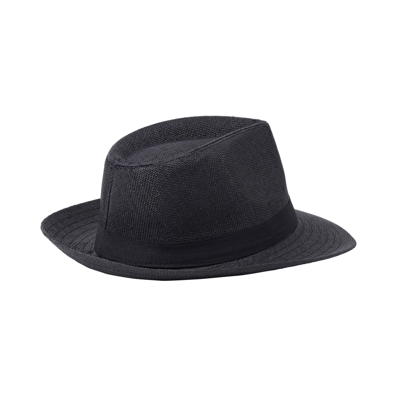 TEN PANAMA HAT 黒 L PGTEN Vented Panama Fedora Sun Hat for Men Women, Black
