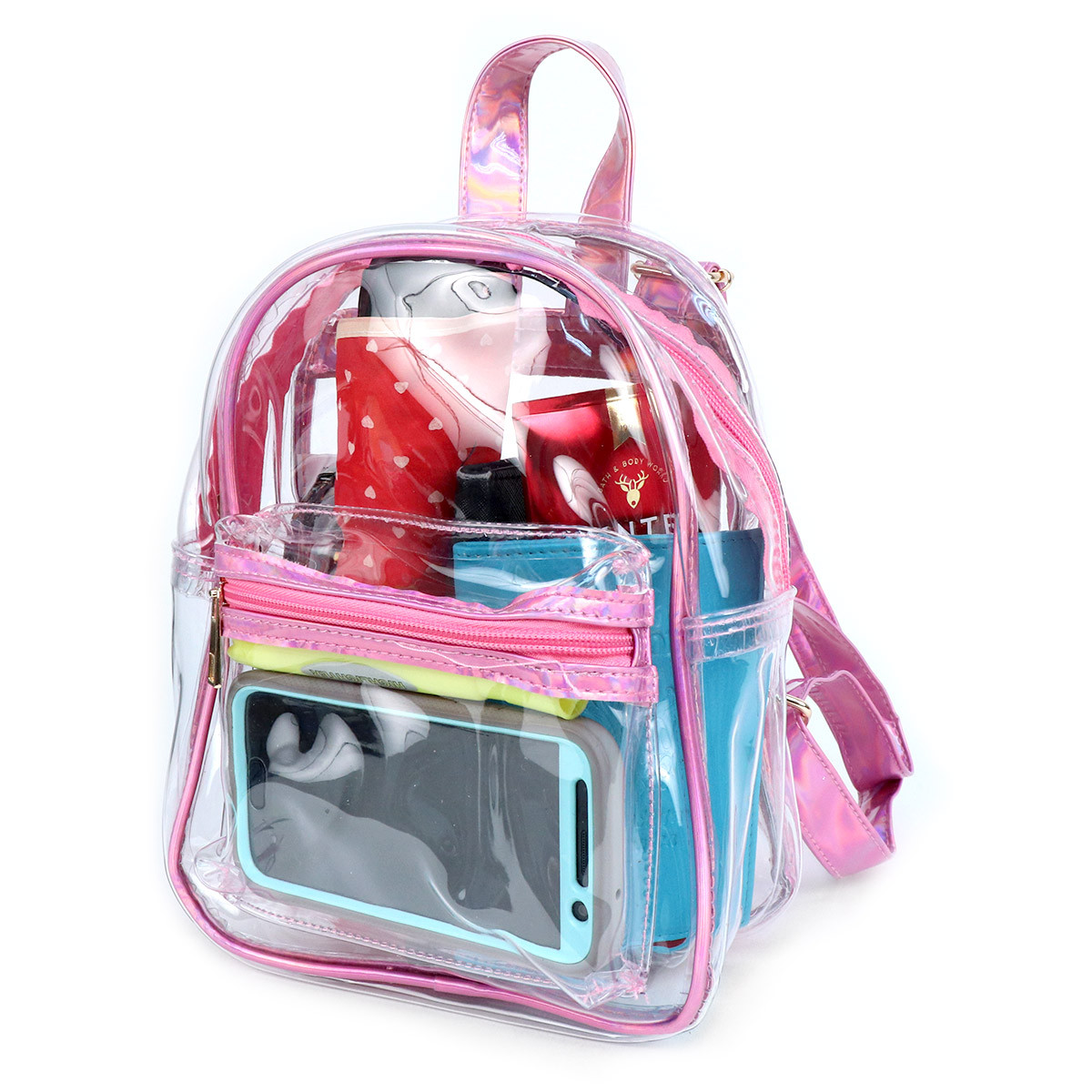tiny clear backpack