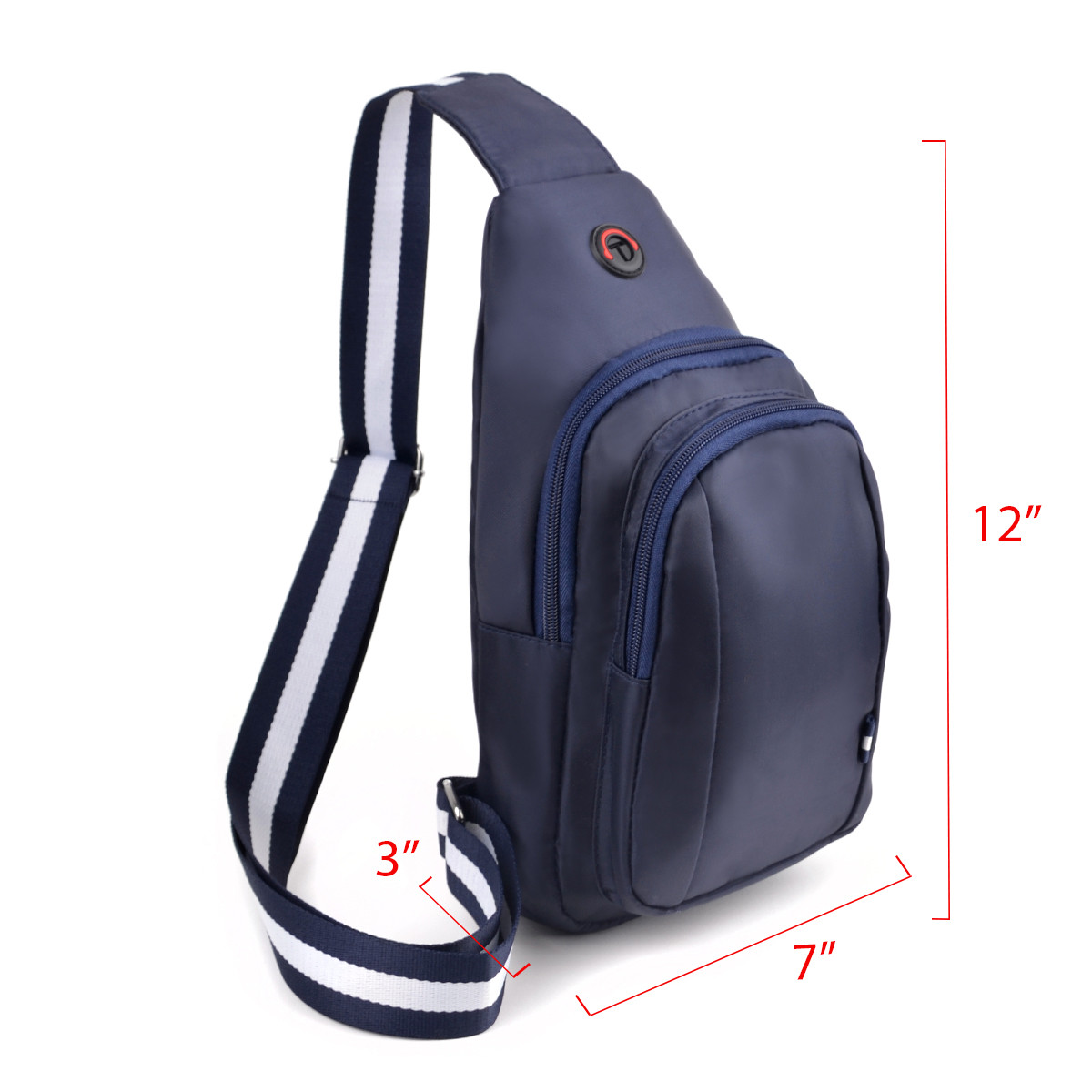 navy sling bag