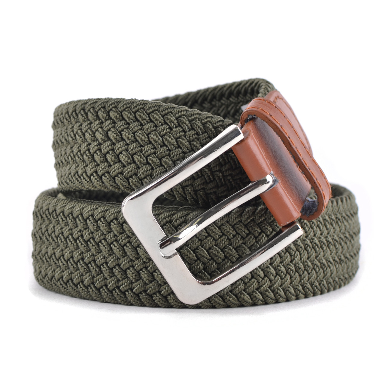 Men's Stretch Braided Woven Belts - BEB1301